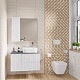 Grossman Мебель для ванной Альба 80 подвесная веллингтон/белая матовая – фотография-14